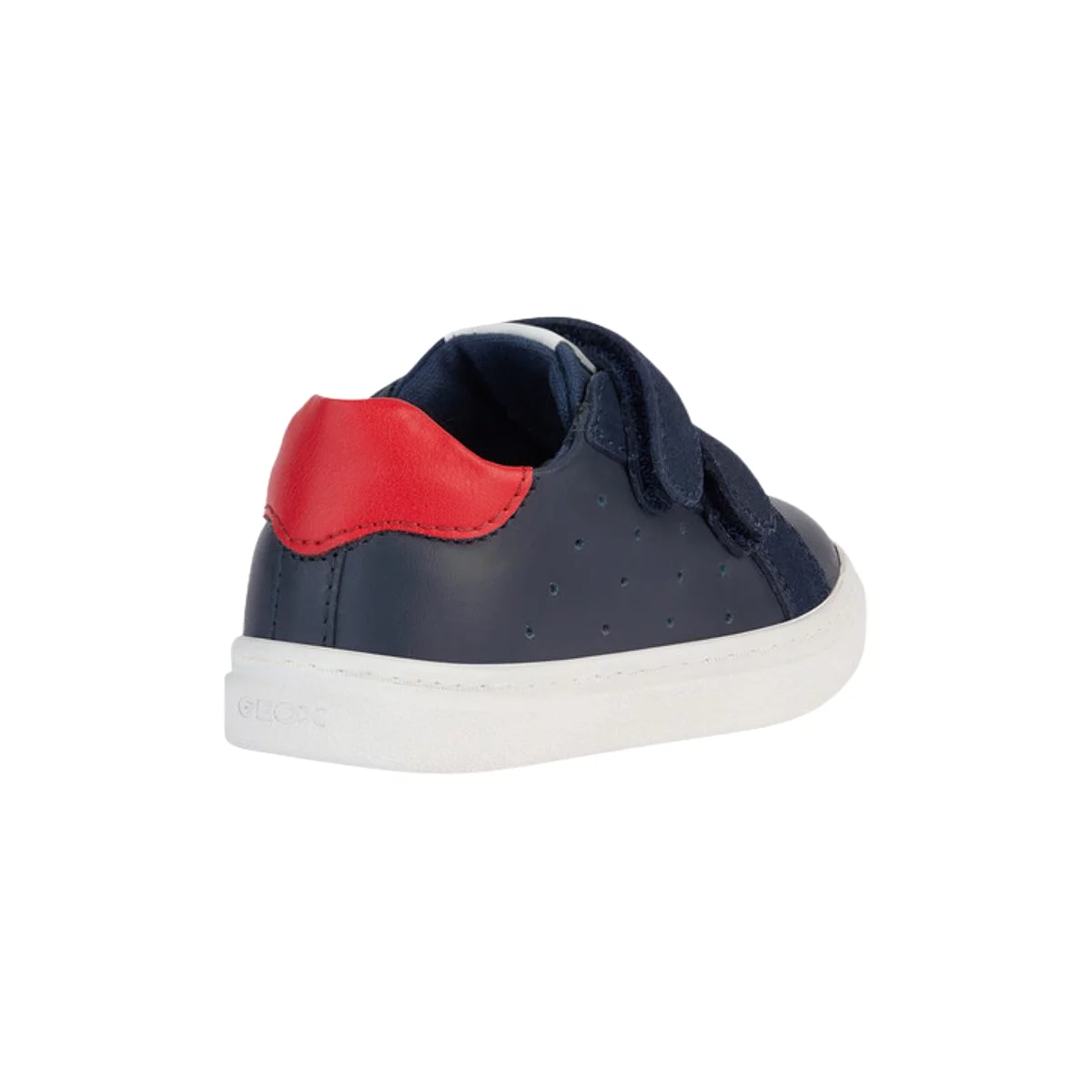 Geox Toddler's (Sizes 24-27) Nashik Navy/Red Leather