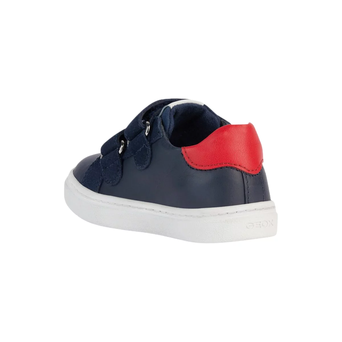 Geox Toddler's (Sizes 24-27) Nashik Navy/Red Leather