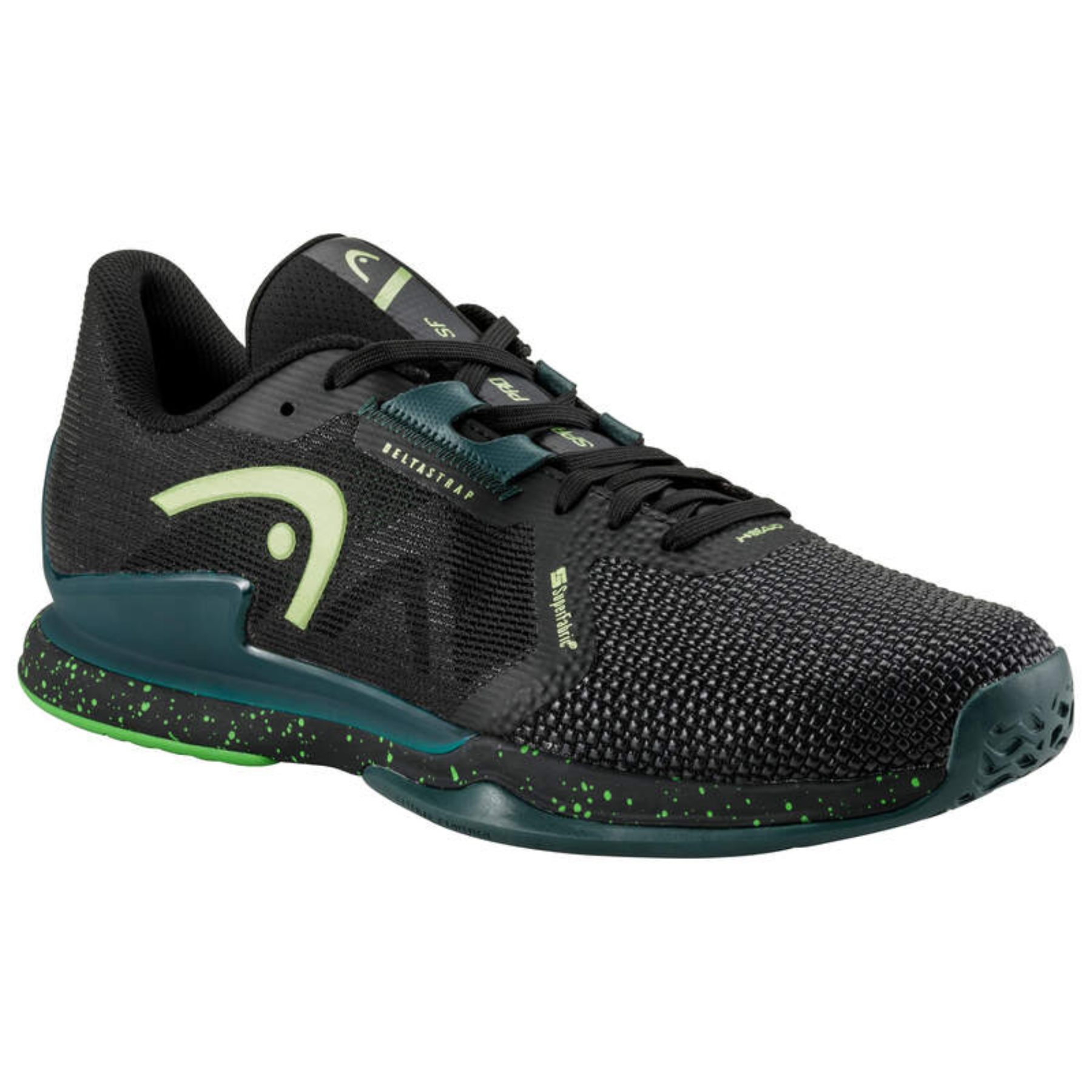 Head Sprint Pro 3.5 SF Men Tennis Shoes - Black Forest Green