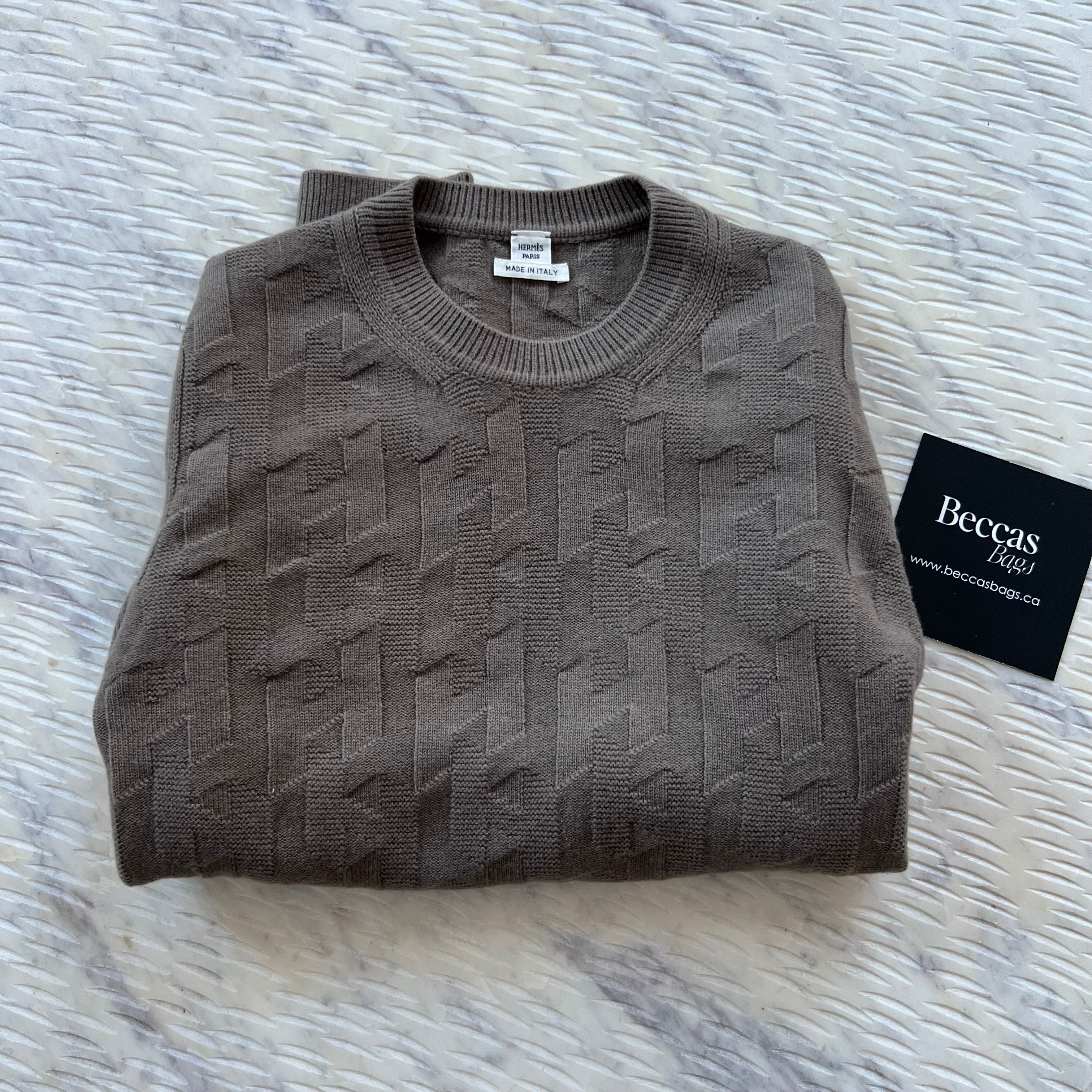 Hermes H long-sleeve sweater