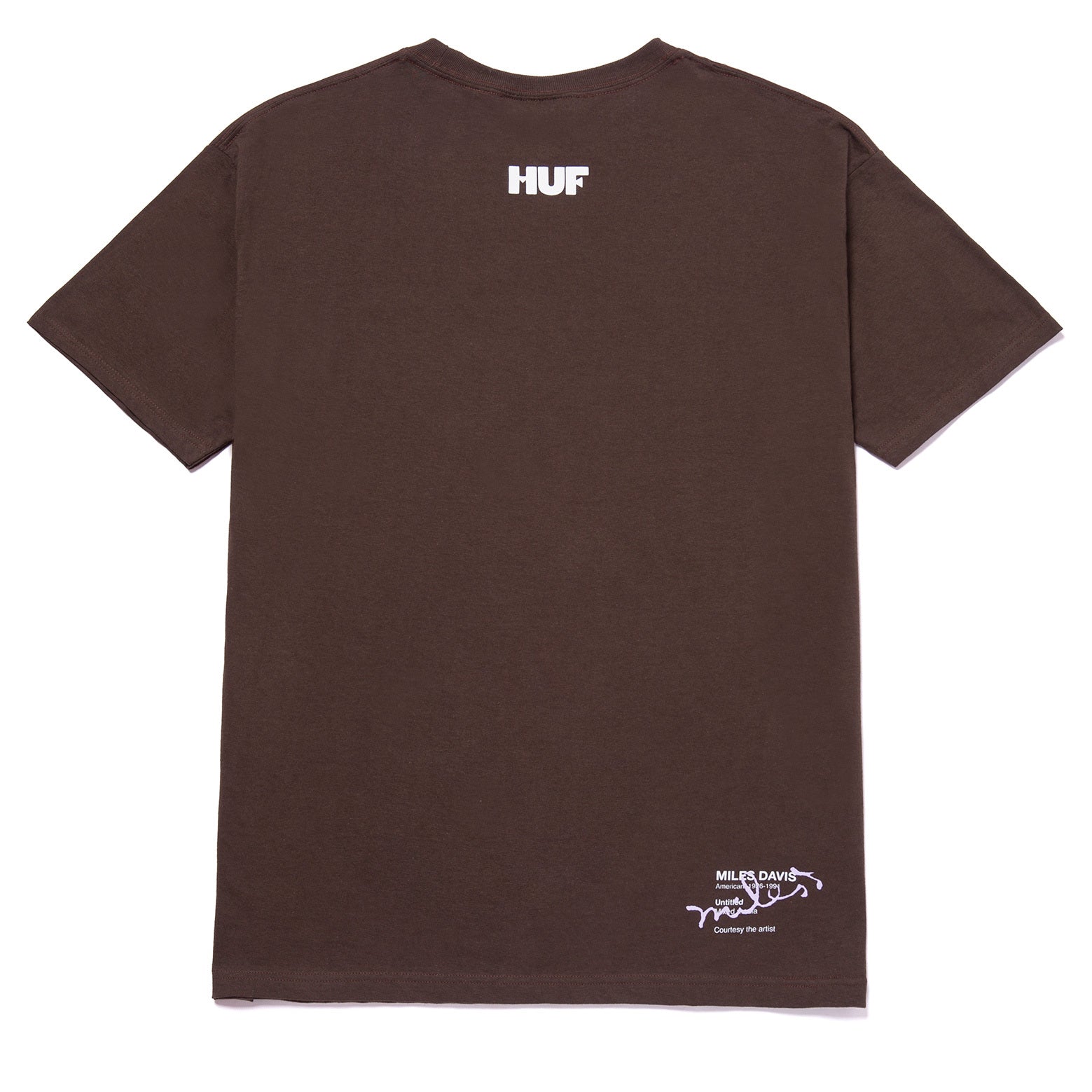 HUF x MILES DAVIS T-SHIRT UNTITLED SS CHOCOLATE