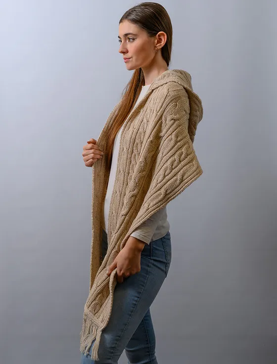 H‎‎ooded Scarf Shawl