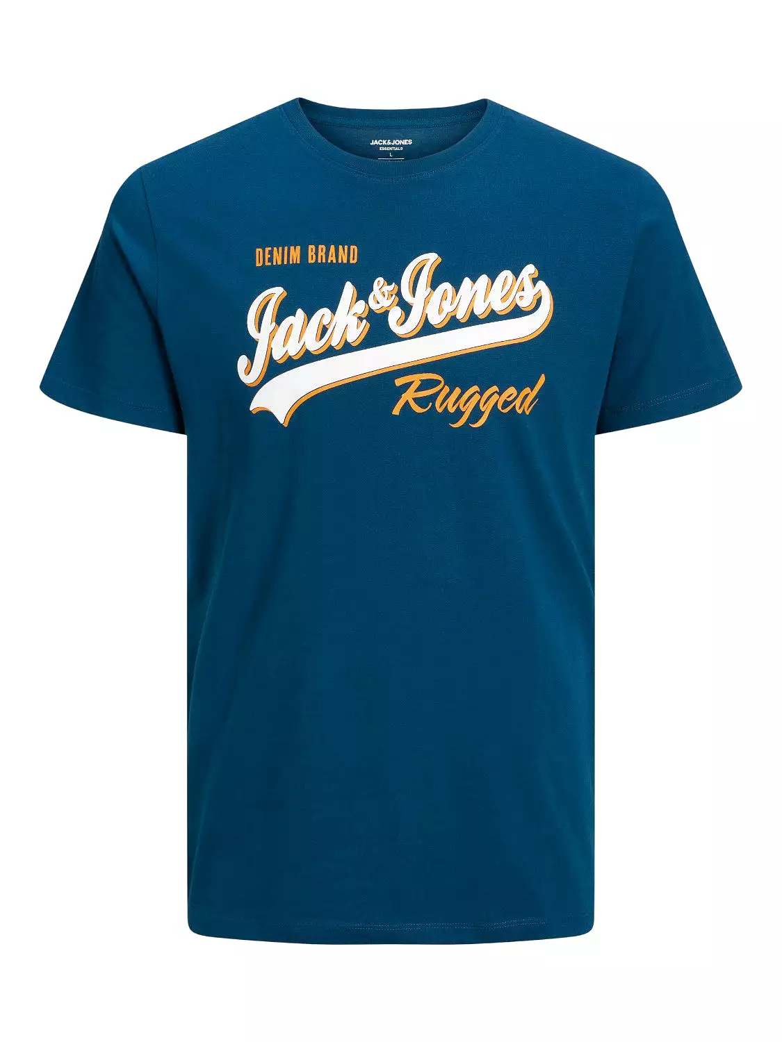 Jack & Jones Mens 'JJELOGO TEE' Print Crew Neck T-Shirt