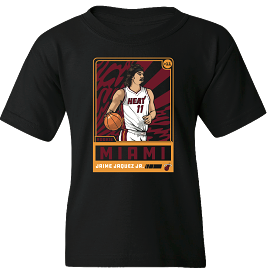 Jaime Jaquez Jr. Miami HEAT Rookie Card Youth Tee