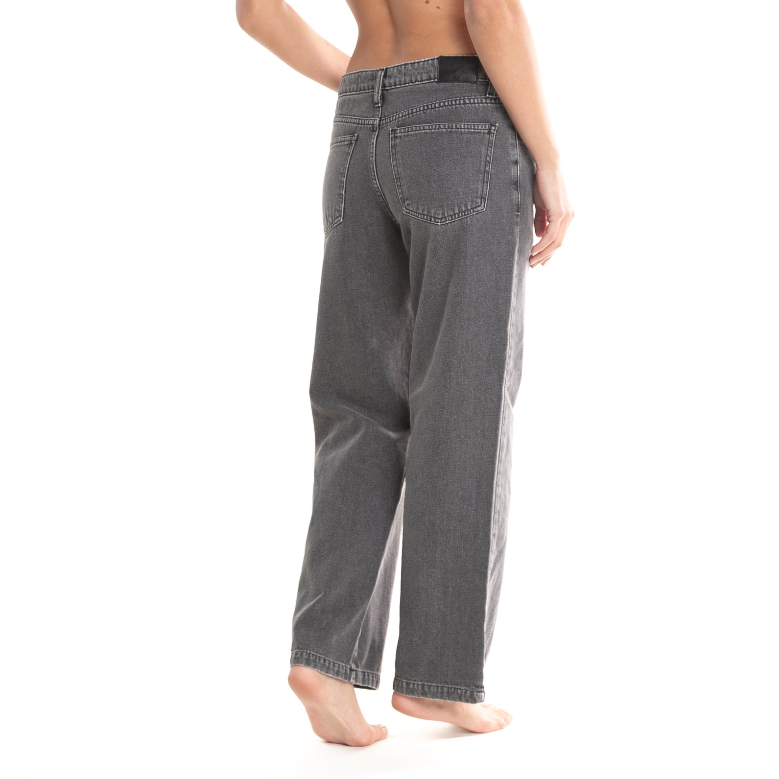 Jean Rusty Hansen High Waisted Pant Ld Stone Black