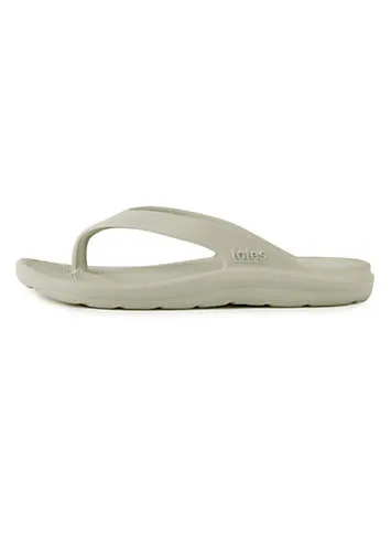 Ladies Stone Bounce Toe Post Sandals by Totes | Look Again