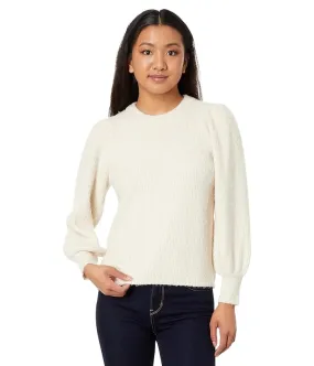 Lilla P 3/4 Sleeve Puff Sleeve Sweater