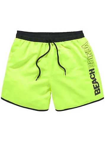 Logo Print Swimming Shorts by Venice Beach | Look Again