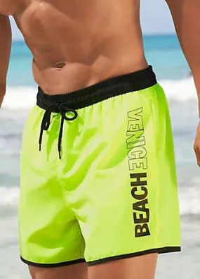 Logo Print Swimming Shorts by Venice Beach | Look Again