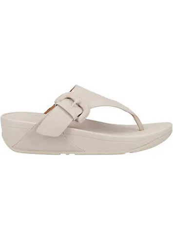 Lulu Buckle Toe Post Sandals by FitFlop | Look Again