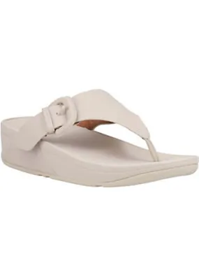 Lulu Buckle Toe Post Sandals by FitFlop | Look Again