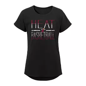 Miami HEAT Girls Love Side Tie Tee