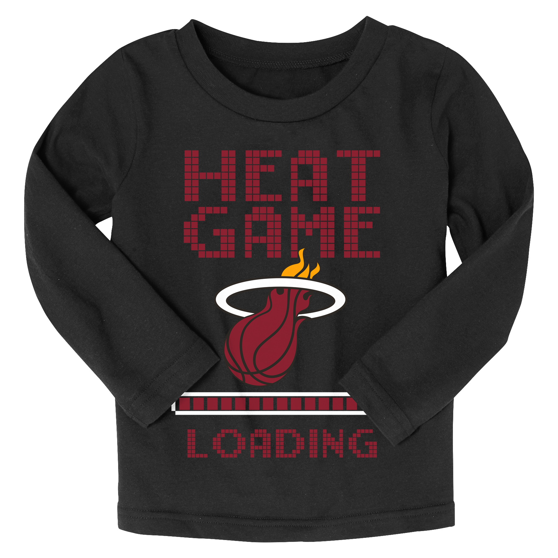 Miami HEAT Loading Up  Long Sleeve Kids Girl Tee