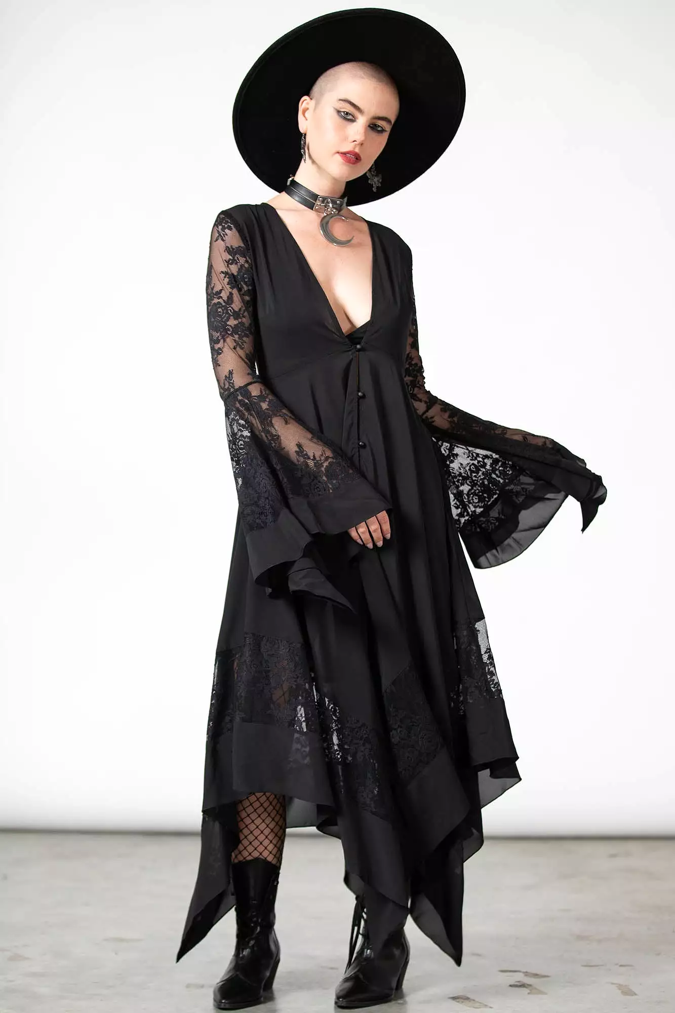 Misty Night Maxi Dress Resurrect