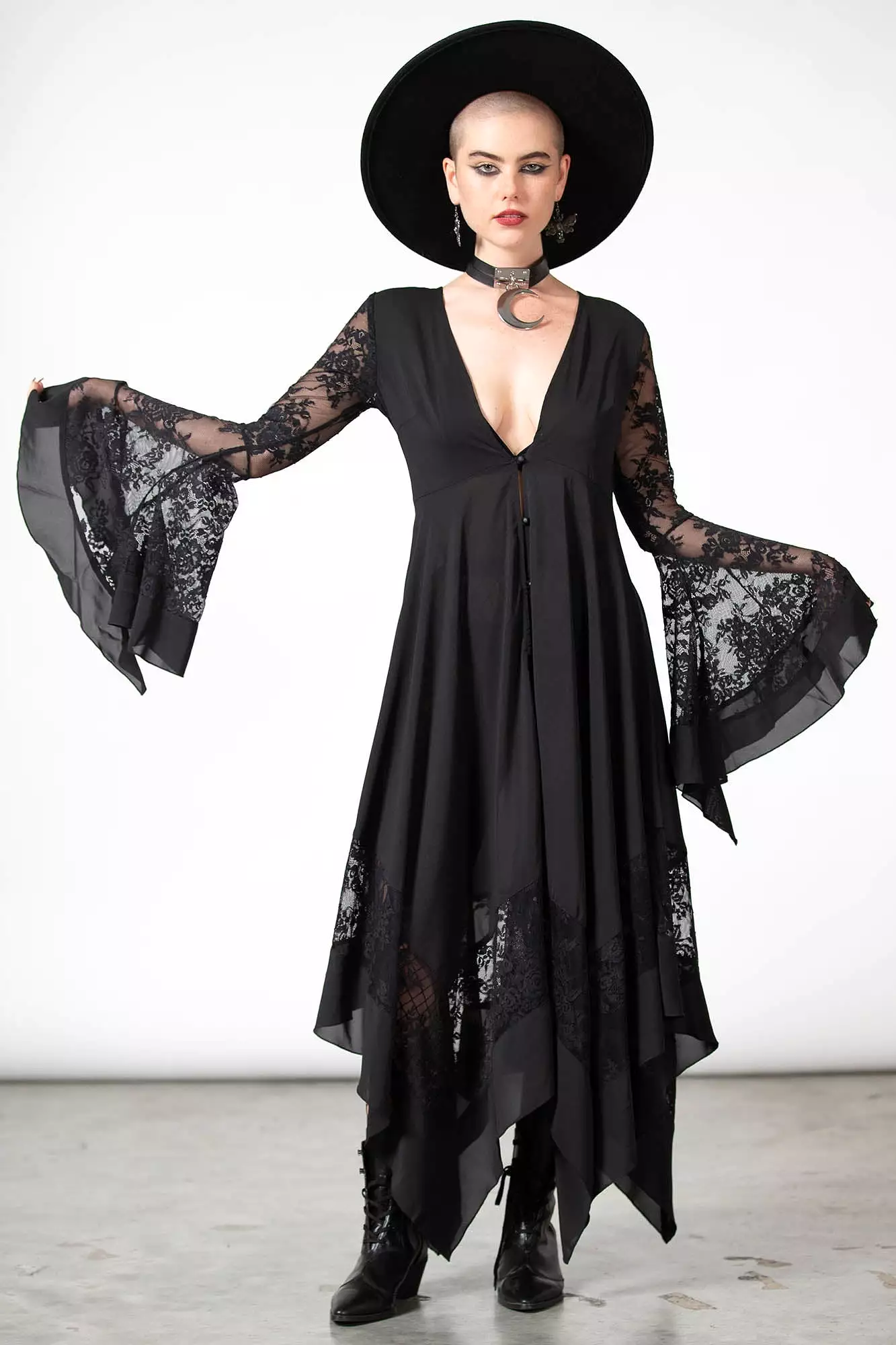 Misty Night Maxi Dress Resurrect