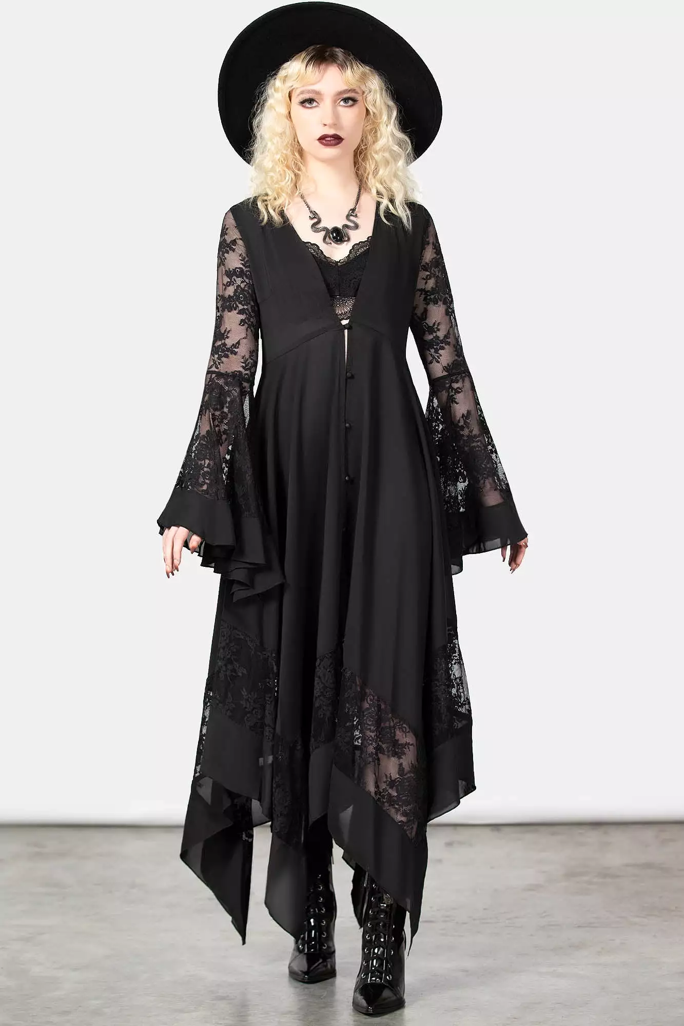 Misty Night Maxi Dress Resurrect