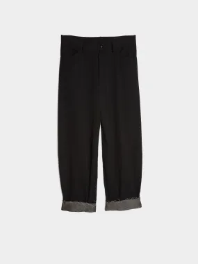 N-Cut Out Pant, Black