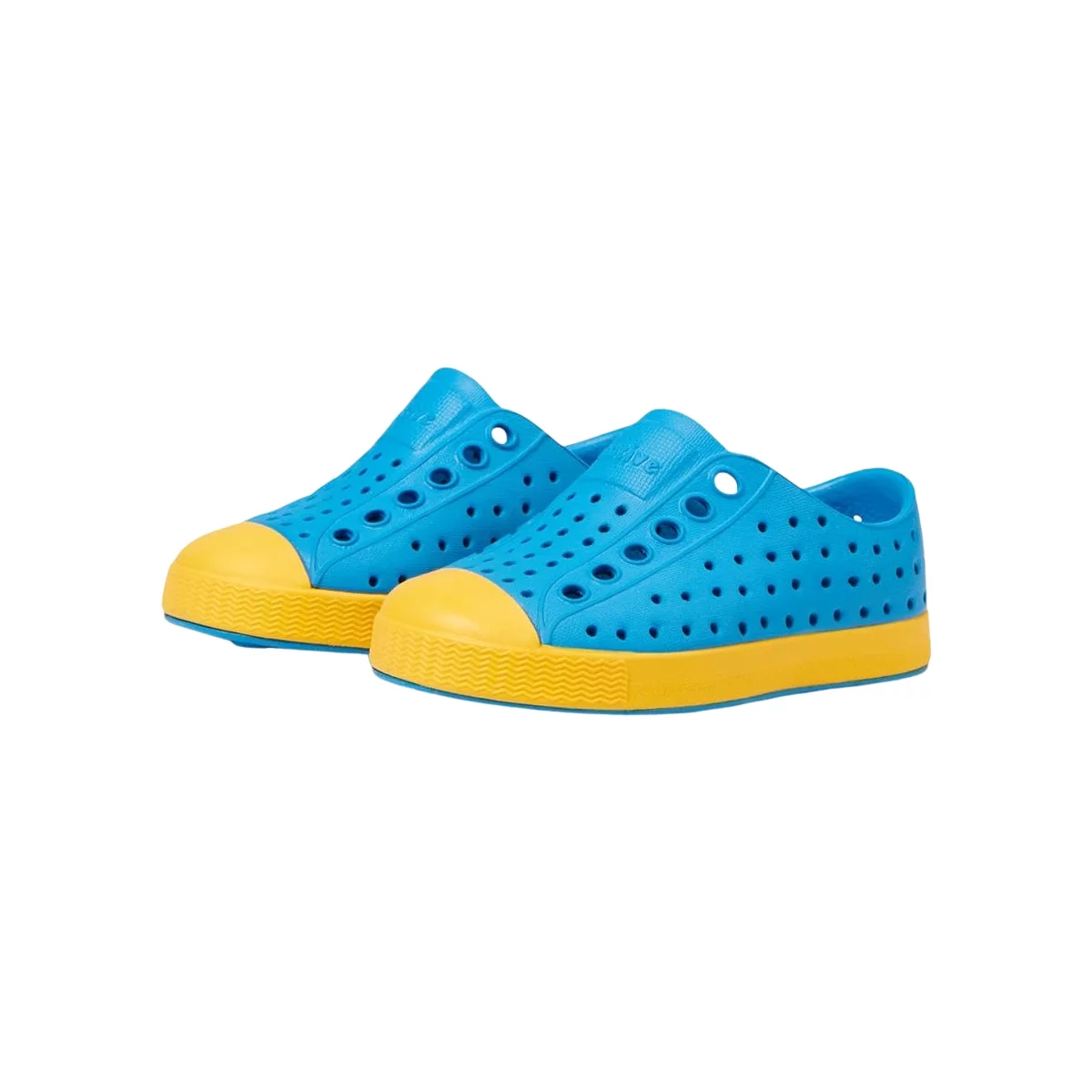 Native Toddler's Jefferson Tod Wave Blue/Yellow