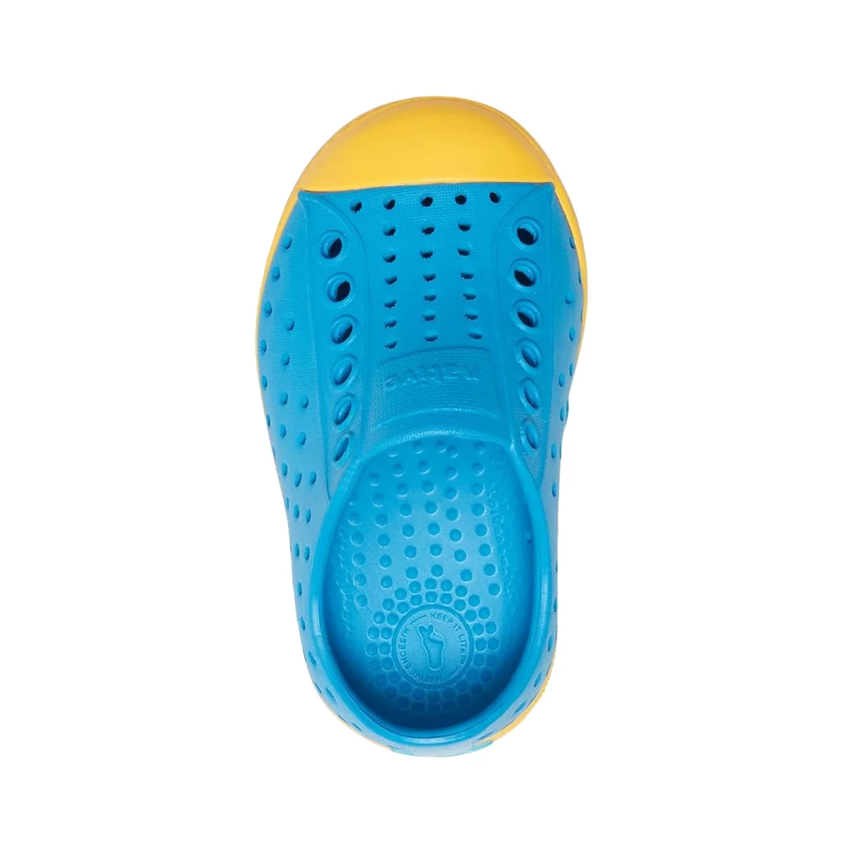 Native Toddler's Jefferson Tod Wave Blue/Yellow