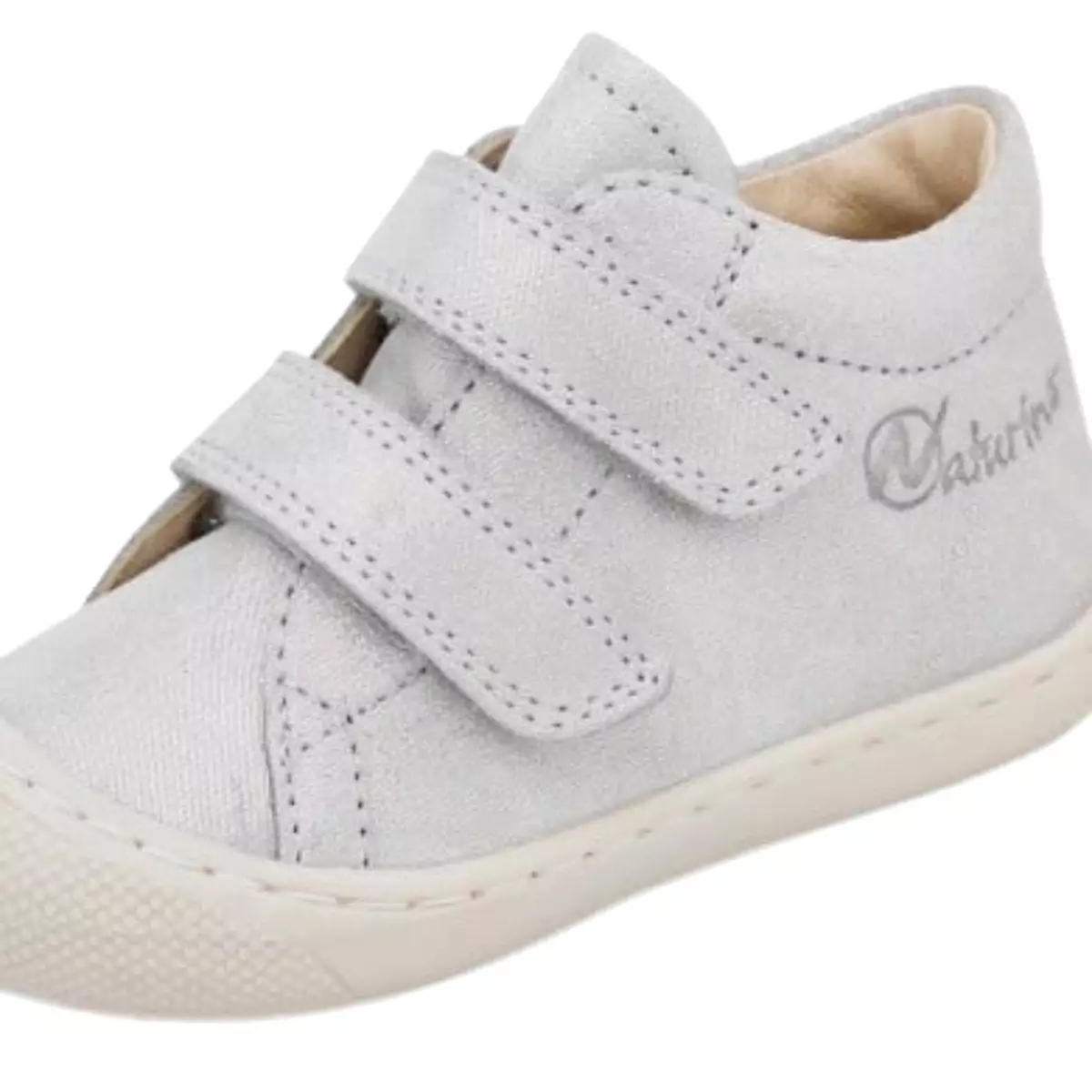 Naturino Toddler's (Sizes 19-22) Cocoon VL Silver Glitter Velcro