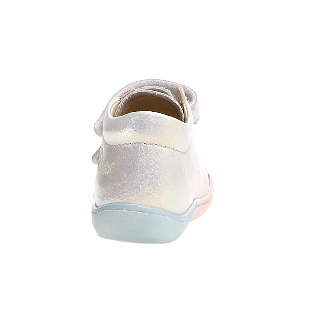 Naturino Toddler's (Sizes 19-22) Cocoon VL White Shimmer/Tye Dye Velcro