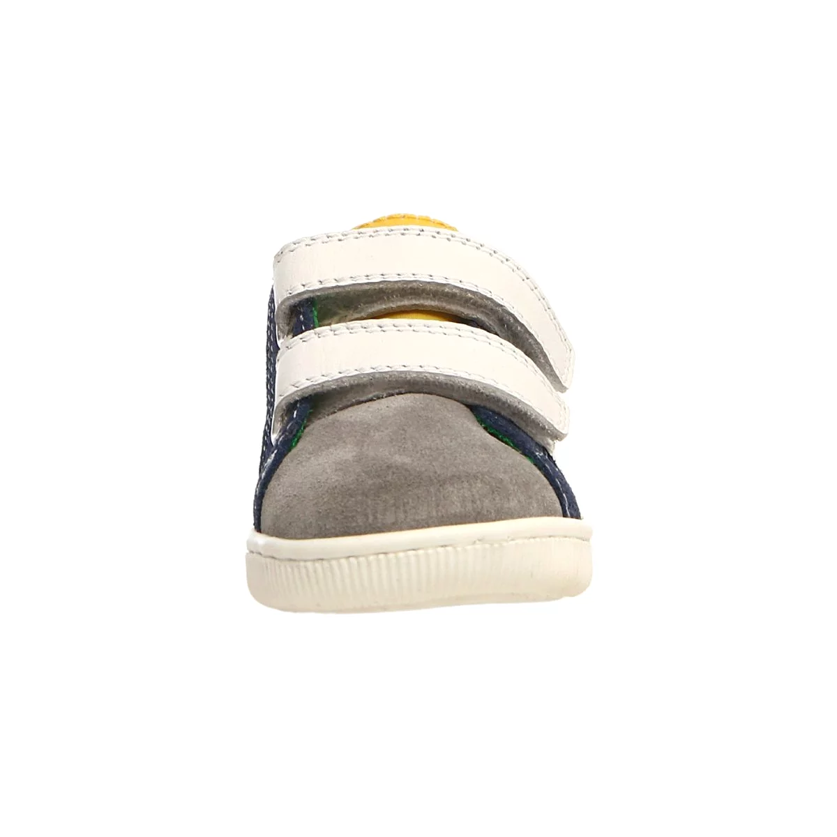 Naturino Toddler's (Sizes 22-26) Falcotto Kiner White/Grey/Navy Velcro