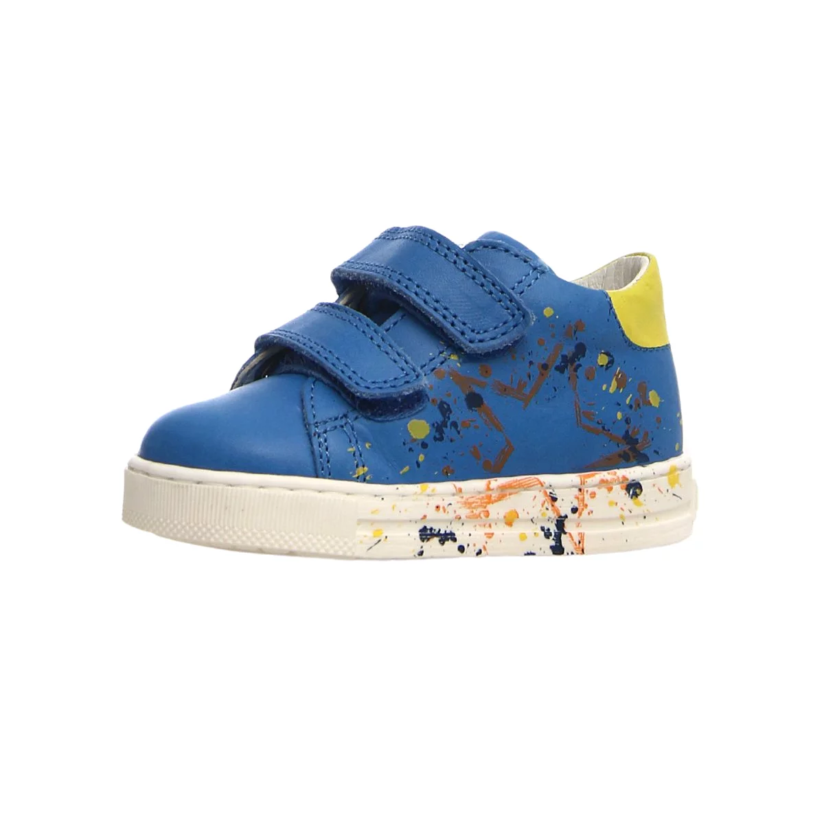 Naturino Toddler's (Sizes 22-26) Falcotto Lacus Blue/Yellow Star Velcro