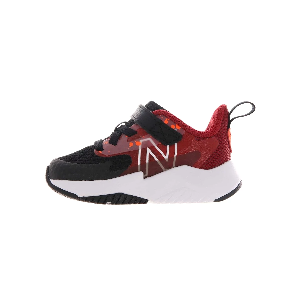 New Balance Toddler's Rave Run V2 Black/Red/Orange Velcro