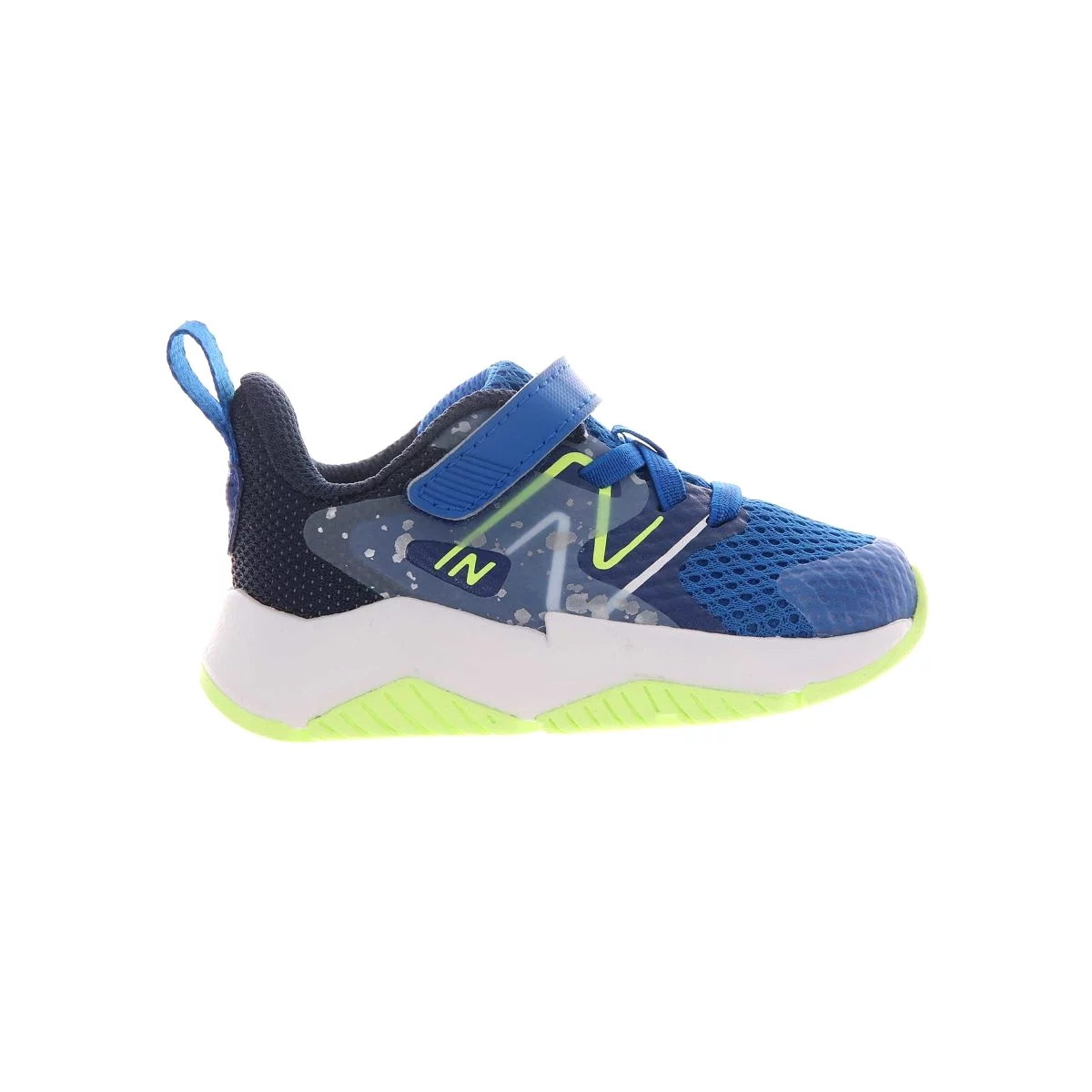 New Balance Toddler's Rave Run V2 Royal/Lime/White Velcro