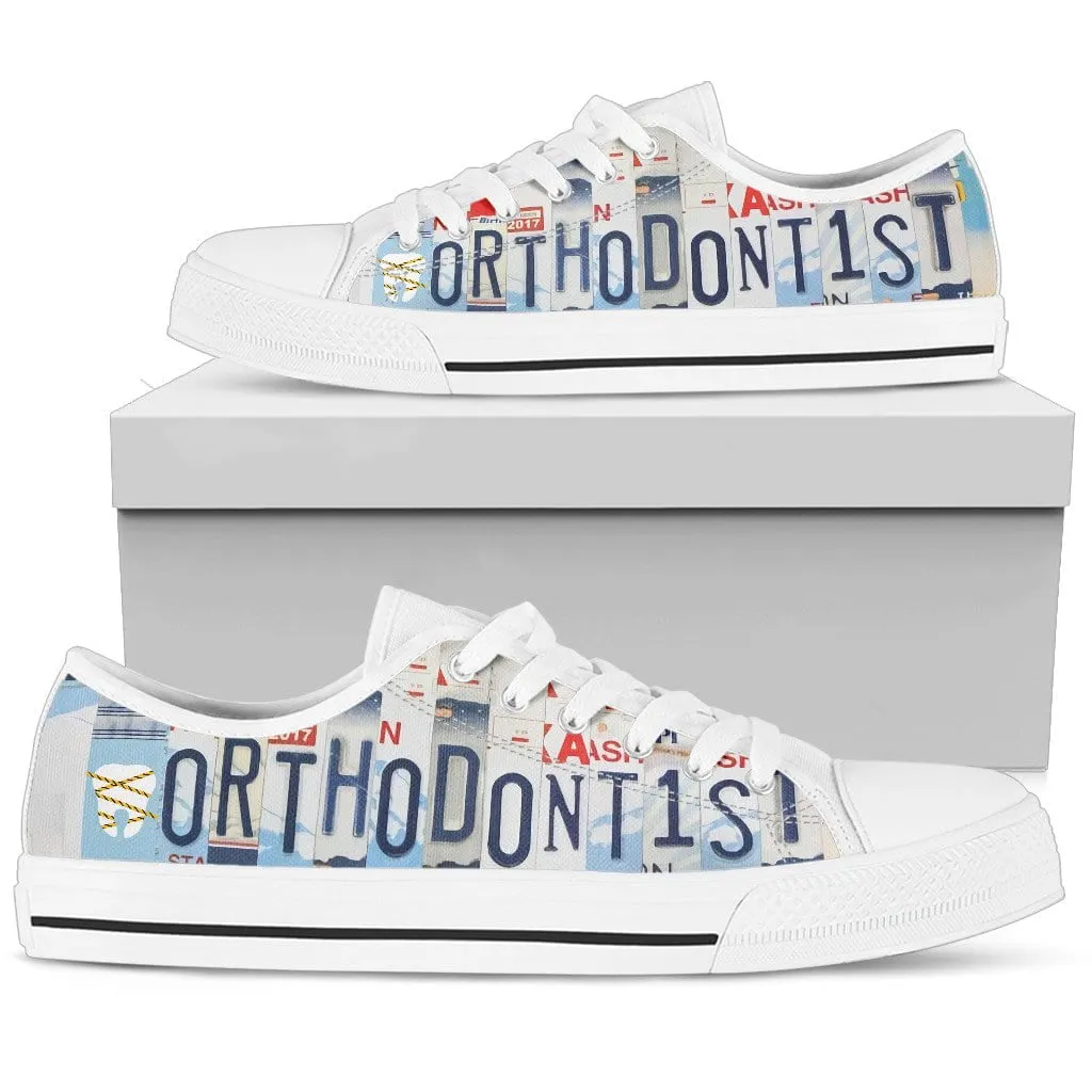 Orthodontist Low Top Womens Tennis Shoes