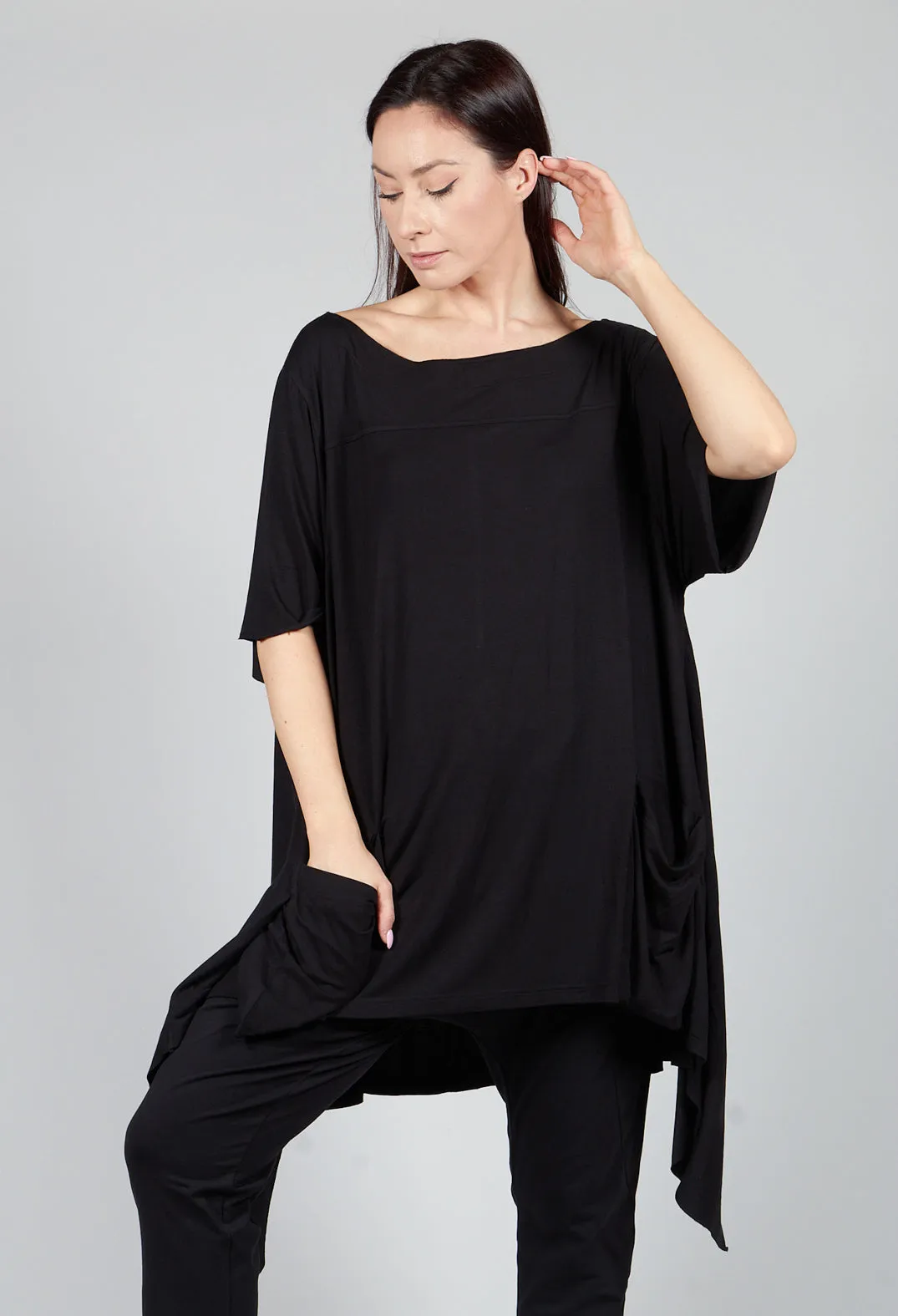 Oversized T Shirt in Black