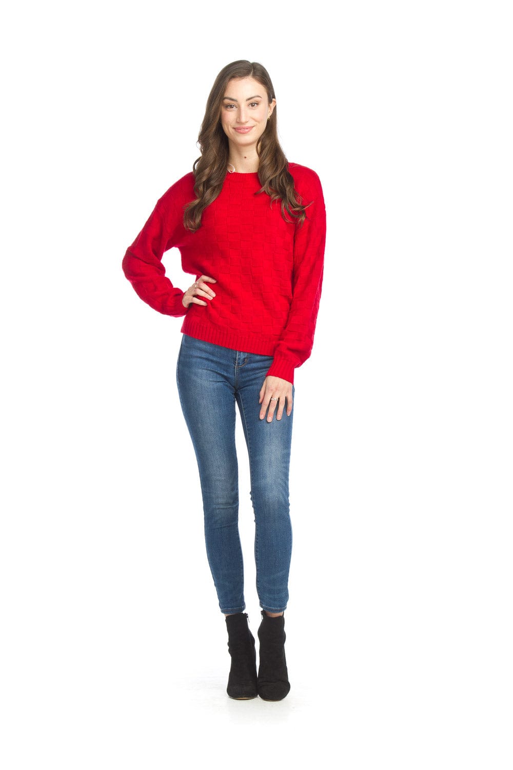 Papillon Red Sweater - 15241