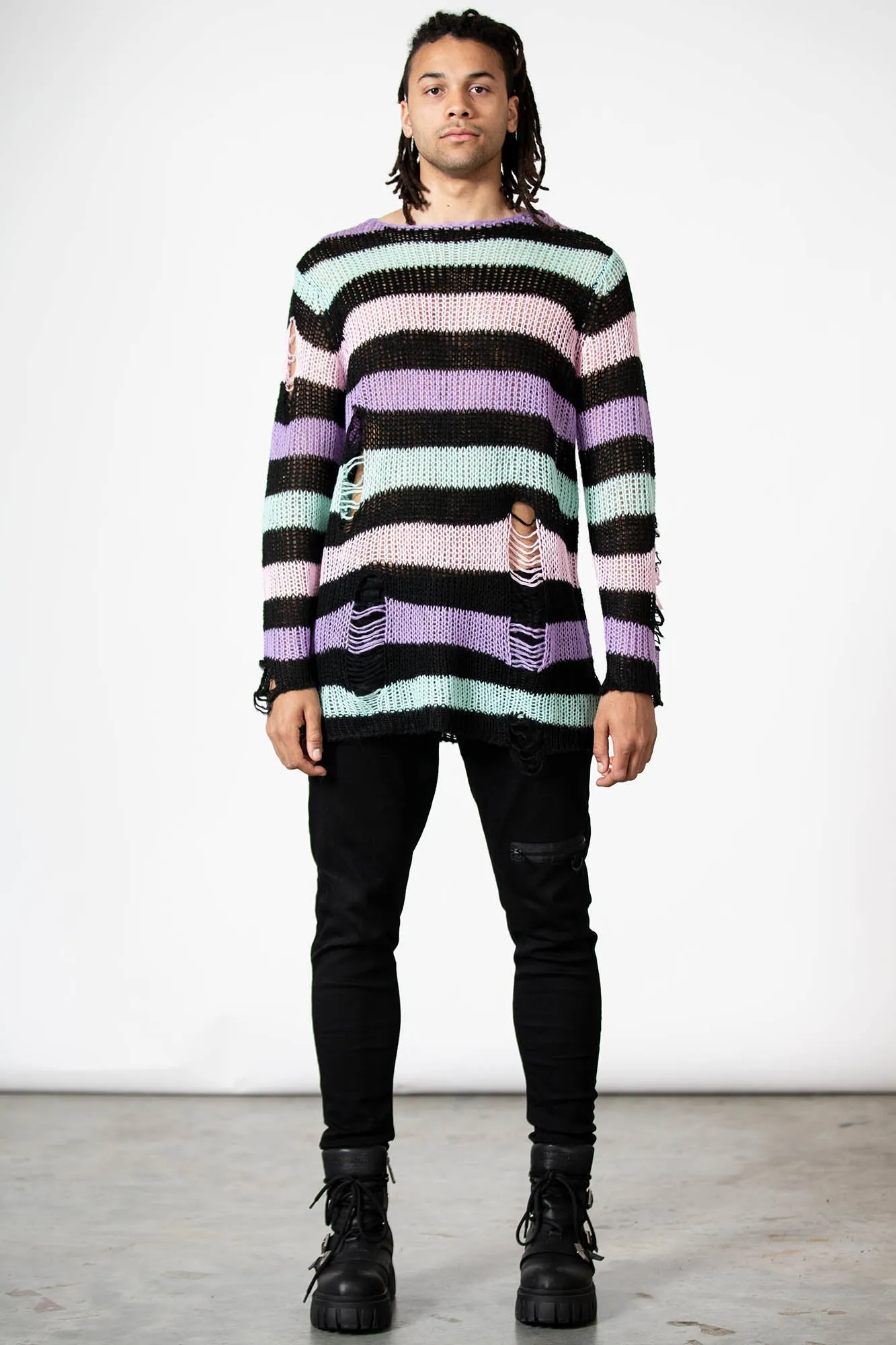 Pastel Punk Knit Sweater