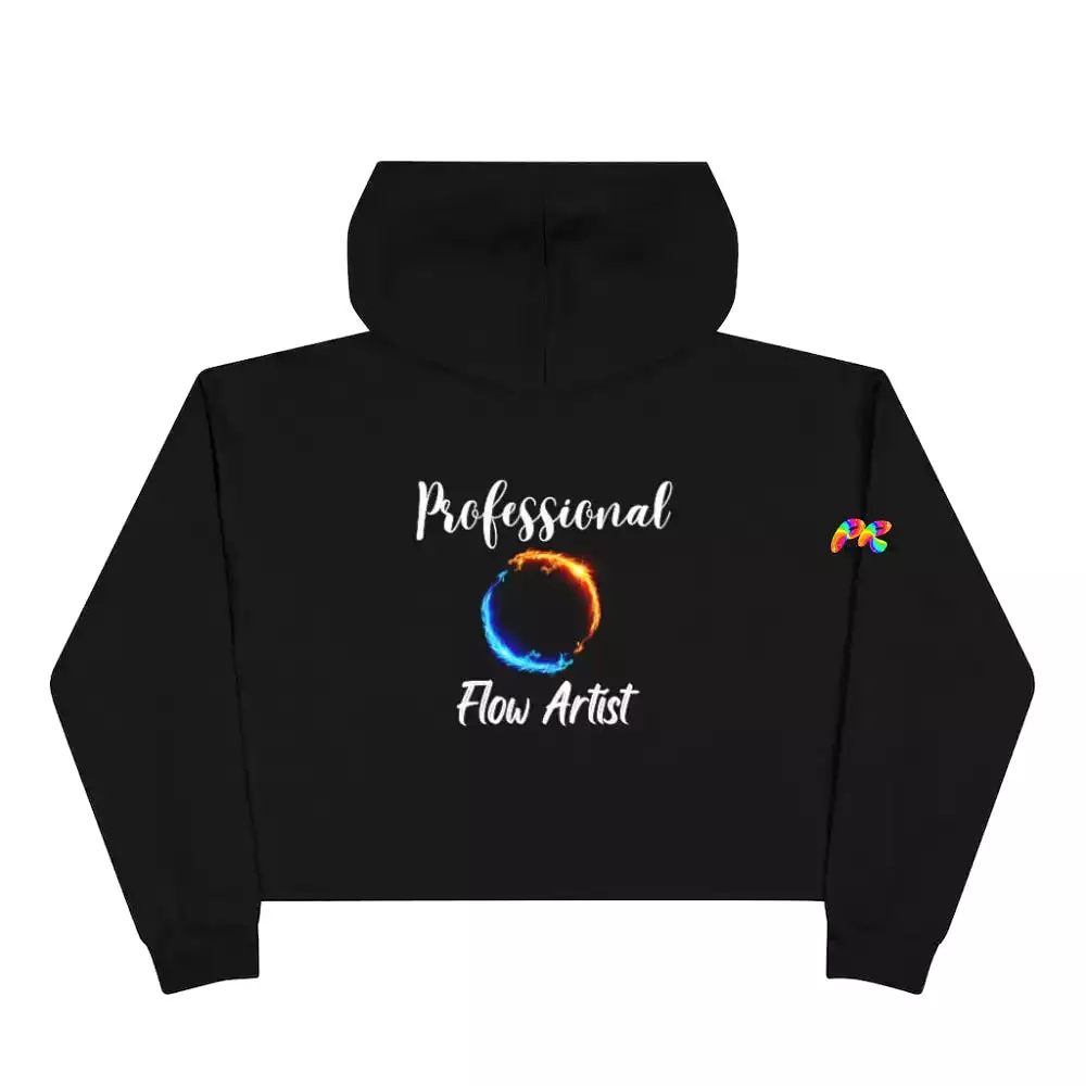 Professional Flow Artist Crop Hoodie