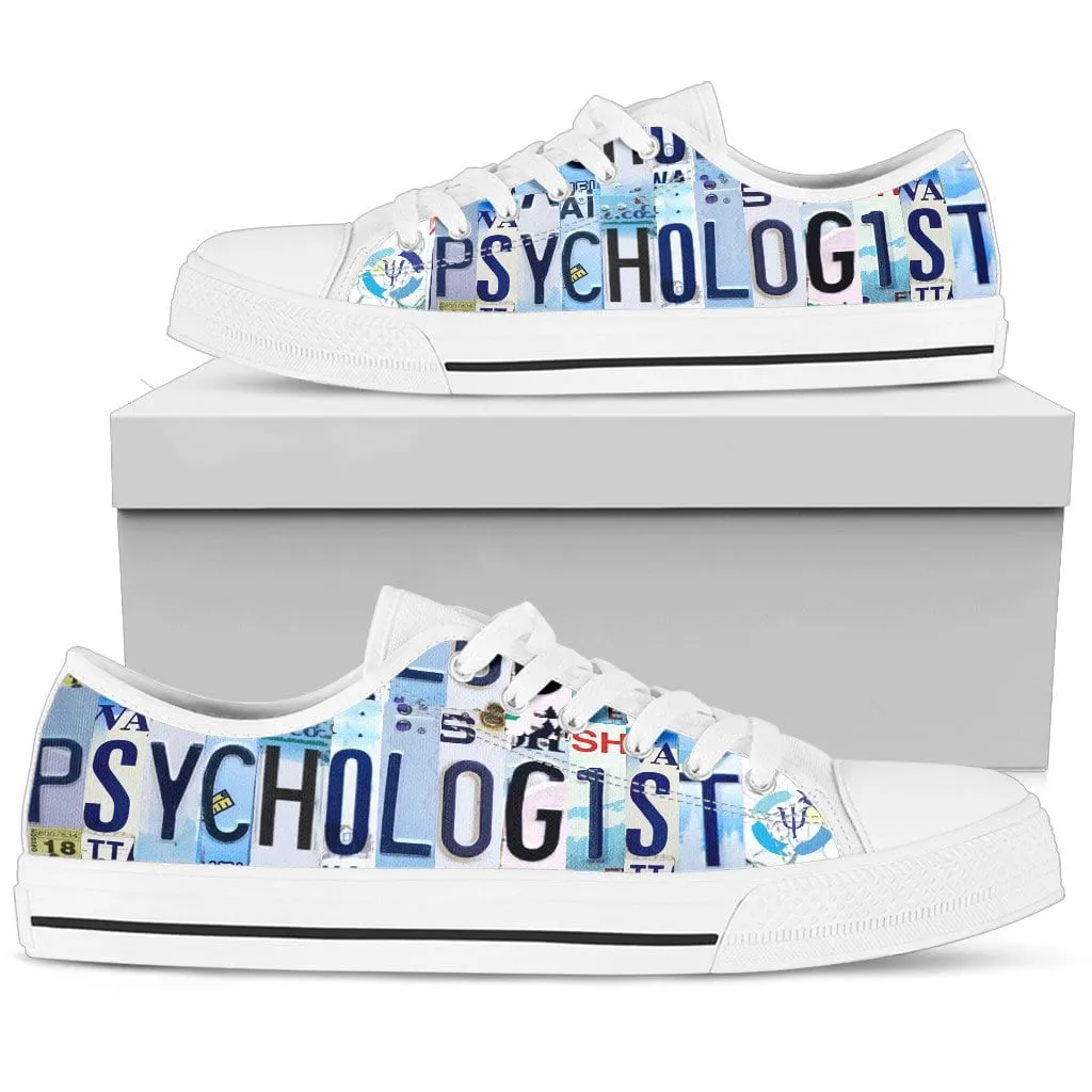 Psychologist Low Top Womens Tennis Shoes