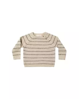 Quincy Mae - Basil Stripe Ace Knit Sweater