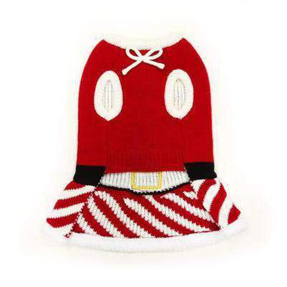 Santa Girl Sweater Dress