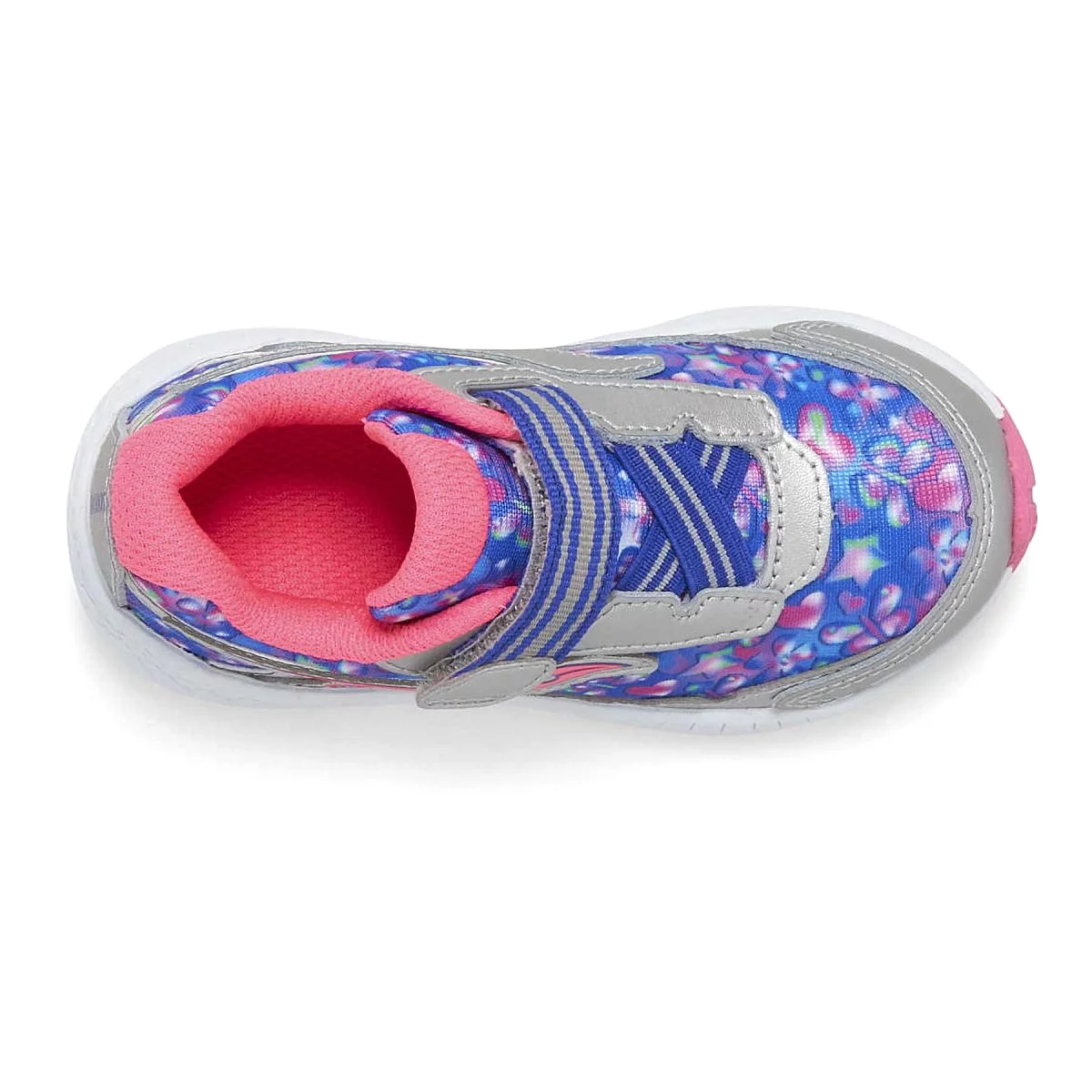 Saucony Toddler's Ride 10 Silver/Pink