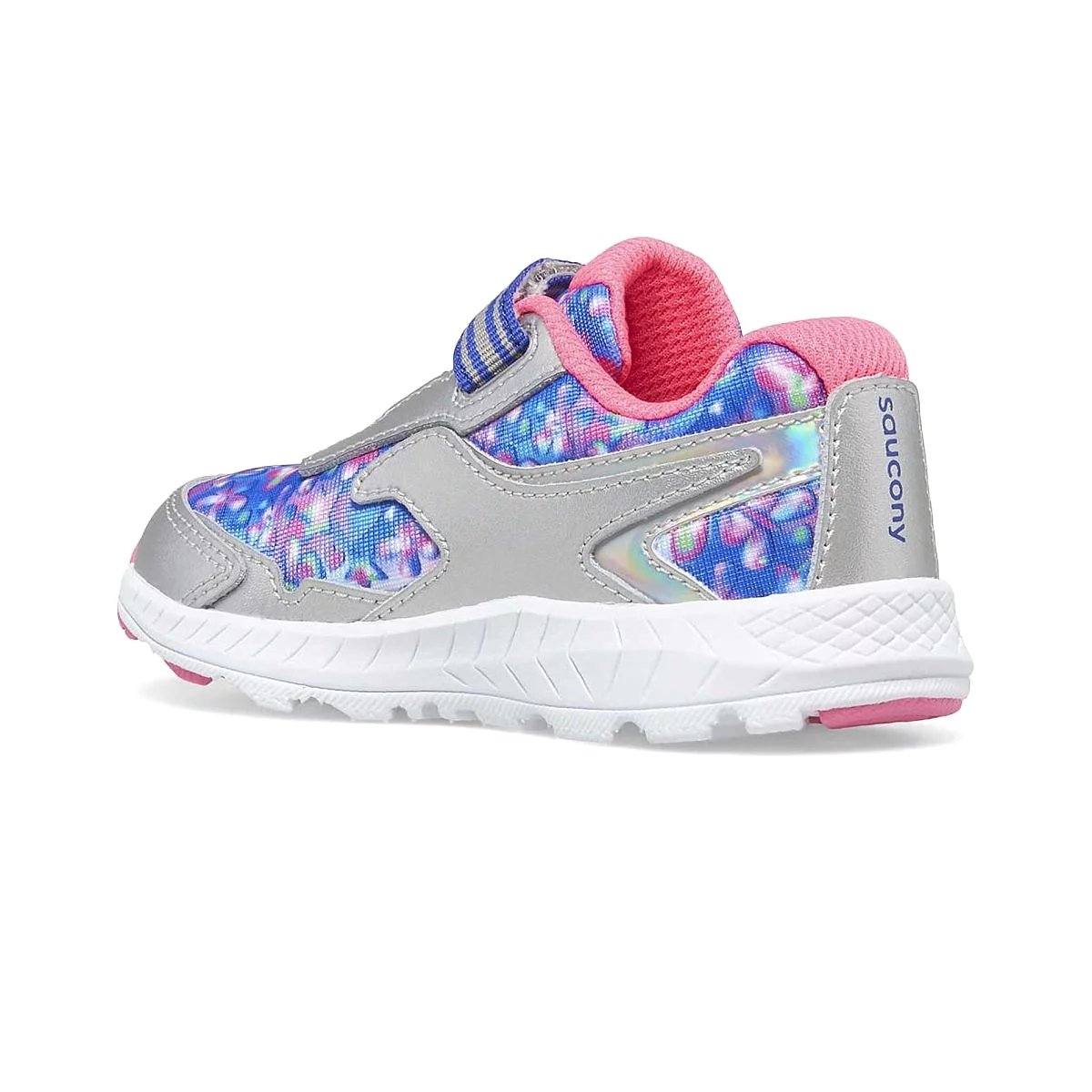 Saucony Toddler's Ride 10 Silver/Pink