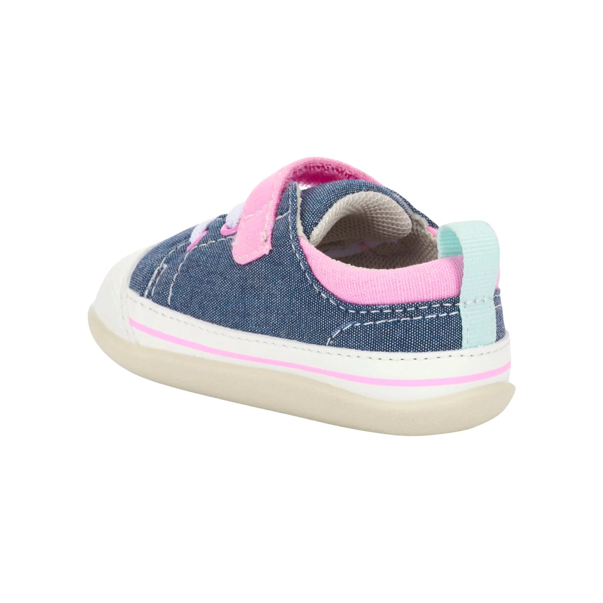 See Kai Run Toddler's (Sizes 3.5-5) Stevie Chambray/Pink