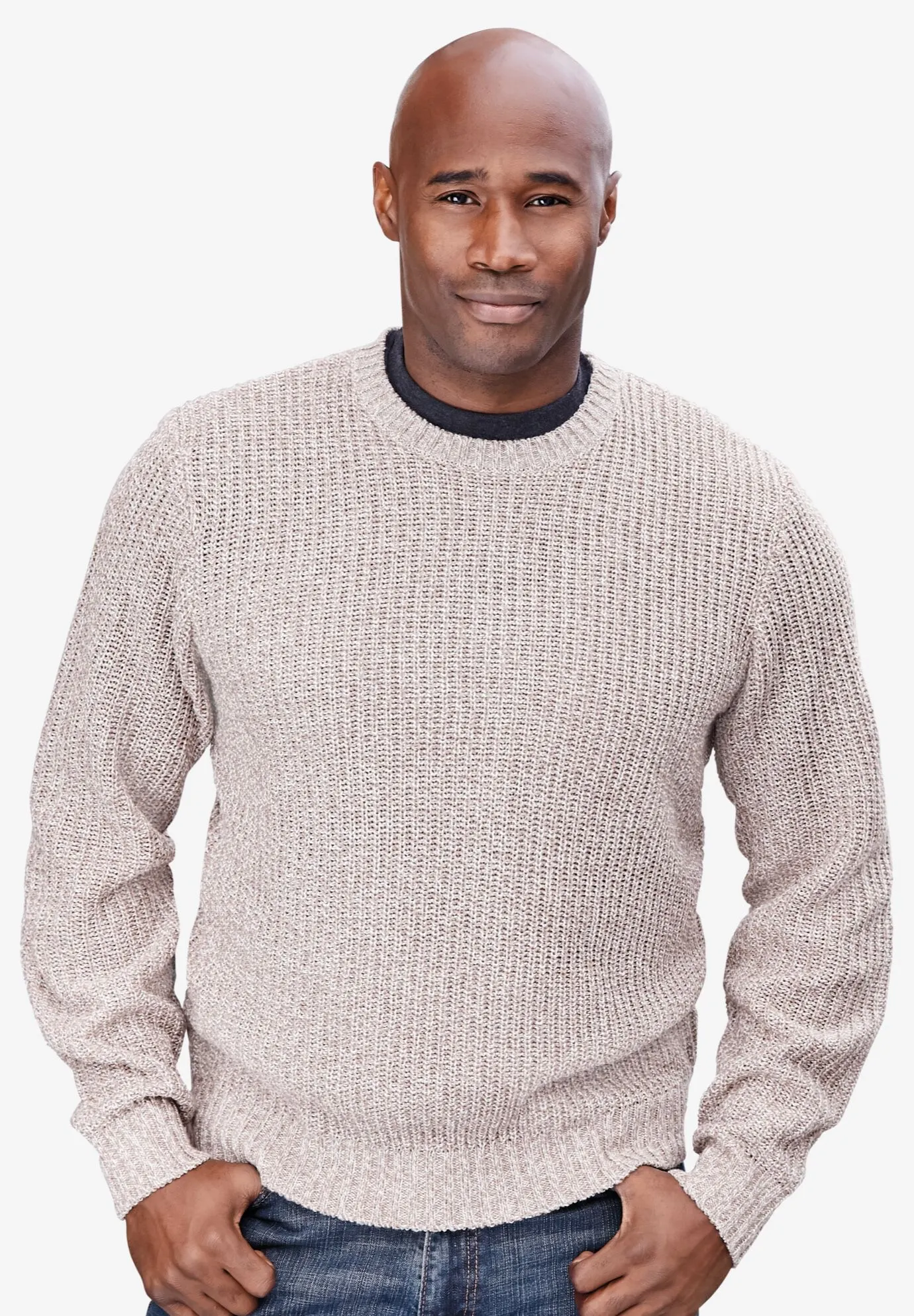 Shaker Knit Crewneck Sweater