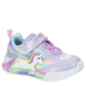 SKECHERS  GIRLS TODDLER UNICORN CHASER LIGHT UP SNEAKER