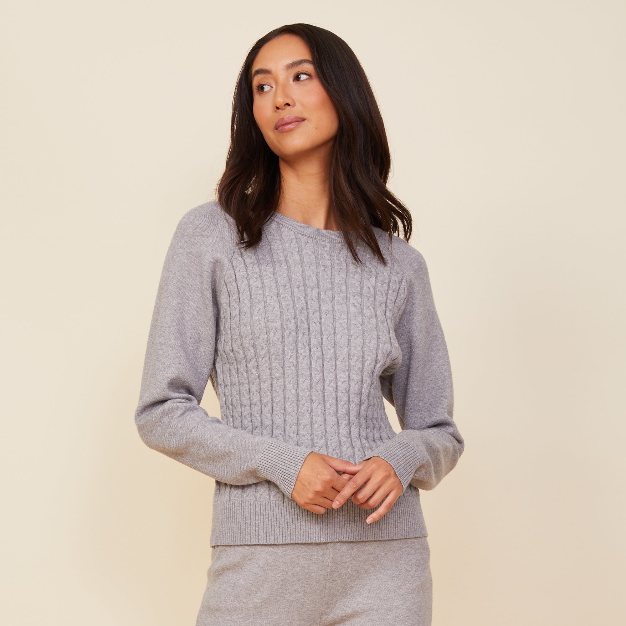 Soft Knit Cable Sweater