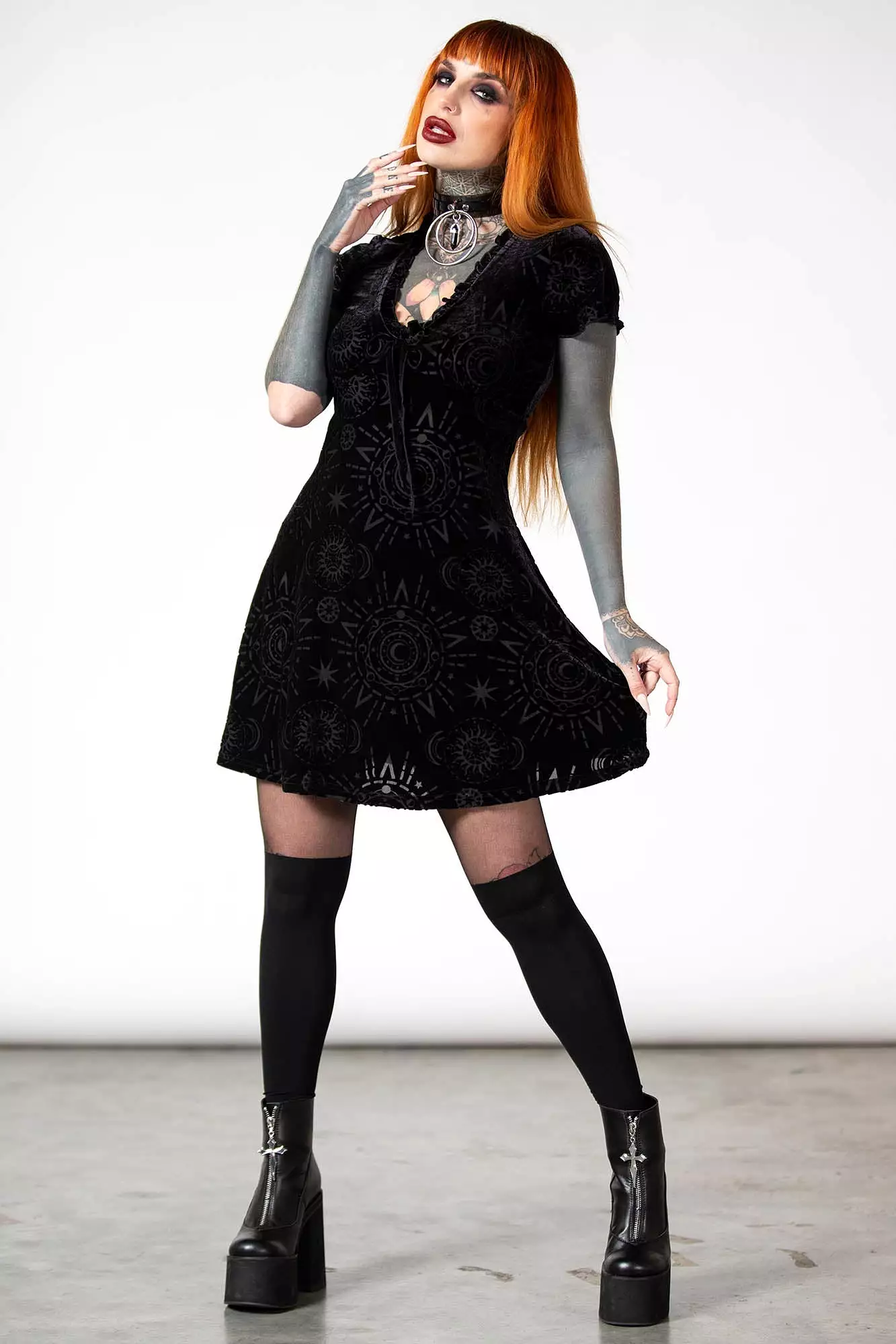 Spiritual Chant Burnout Dress Resurrect