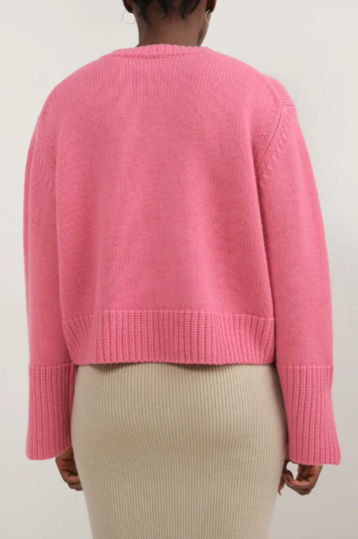 Split Sleeve Sweater - Guava