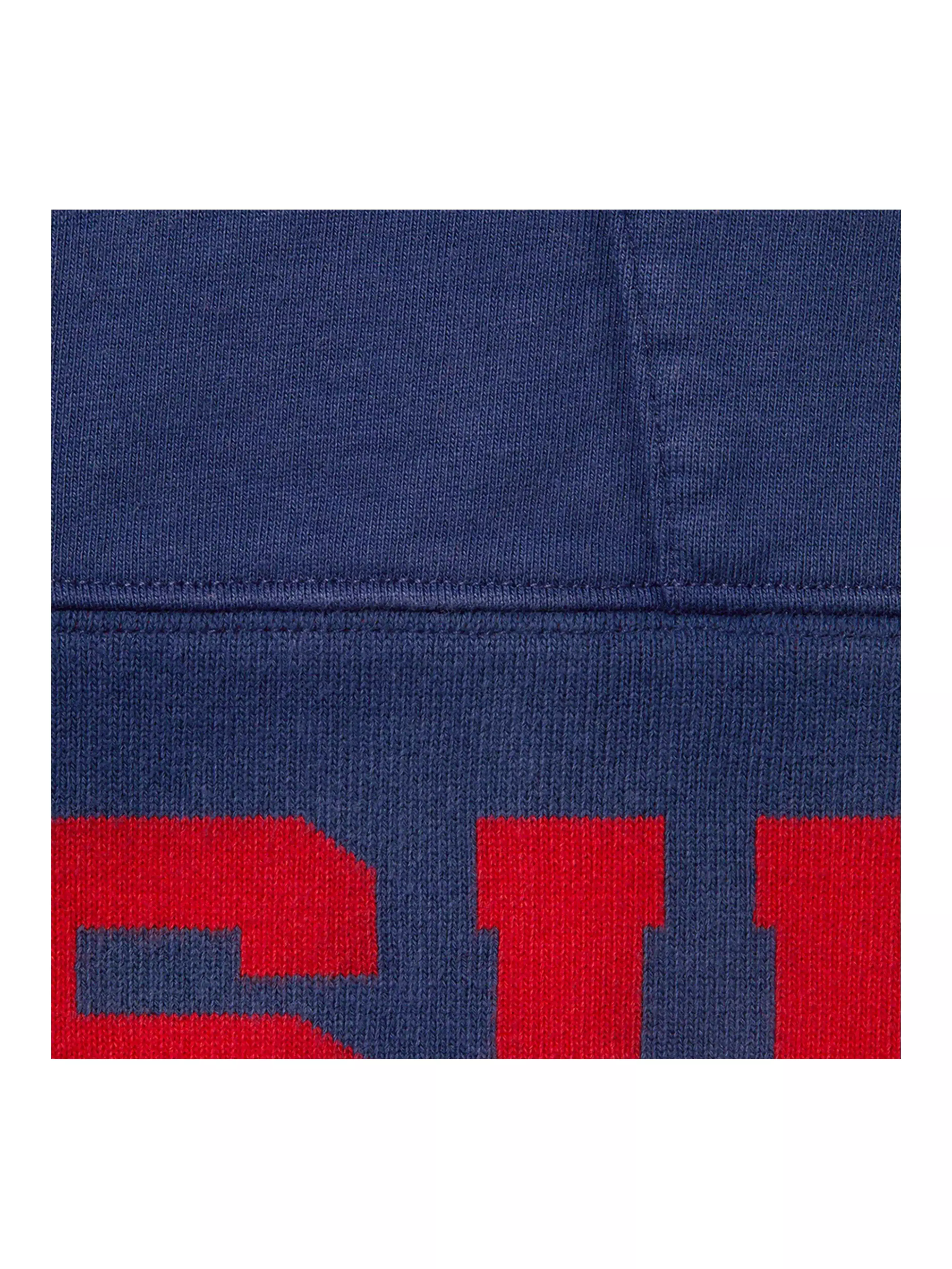 Supreme Cropped Logos Hoodie Dark Navy [SS21]