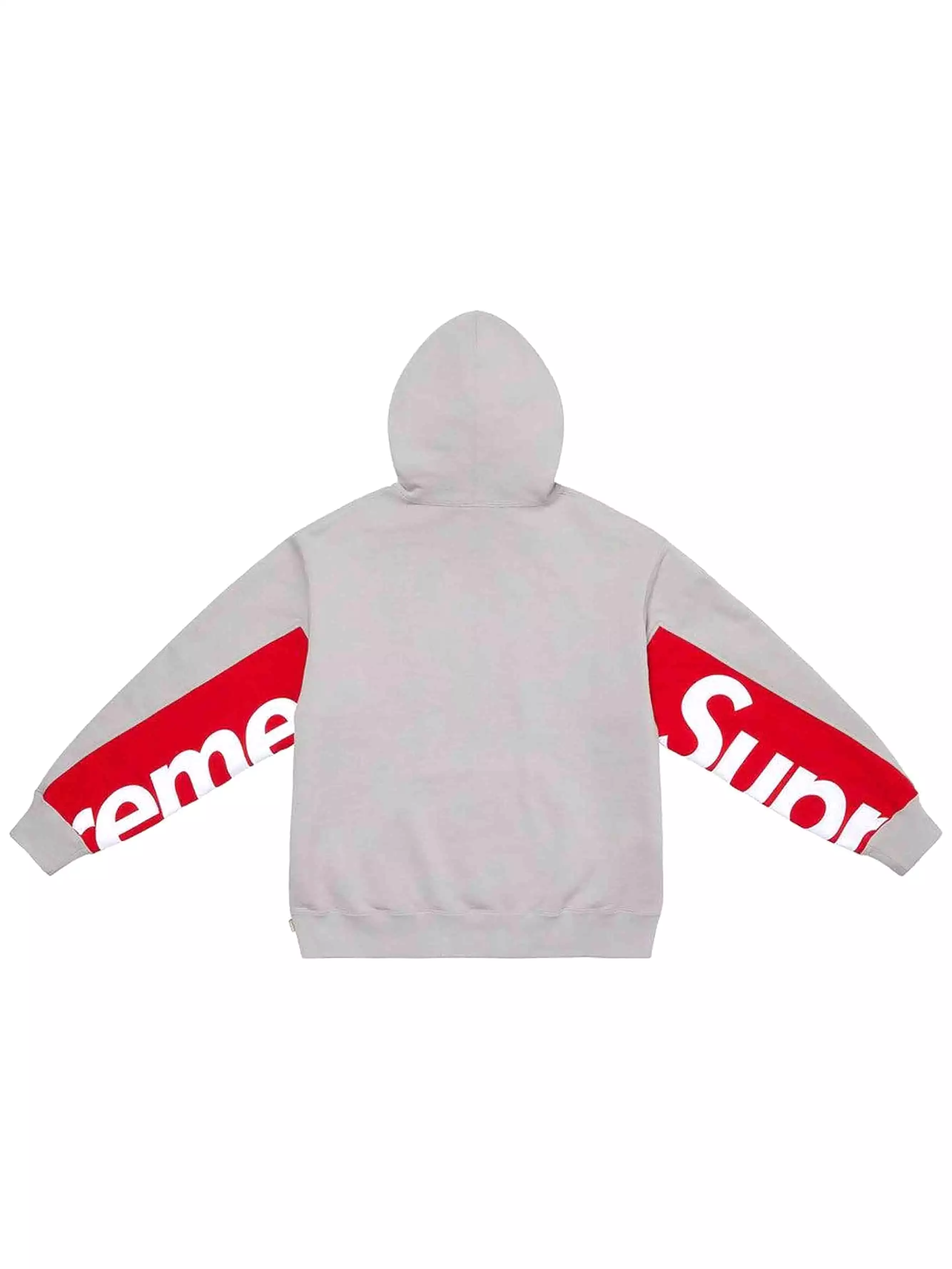 Supreme Cropped Panels Hooded Sweatshirt Grey [SS22]