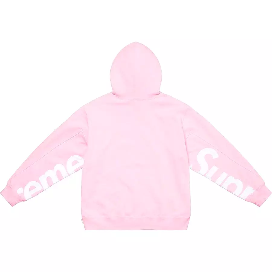 Supreme Cropped Panels Hooded Sweatshirt (Pink)