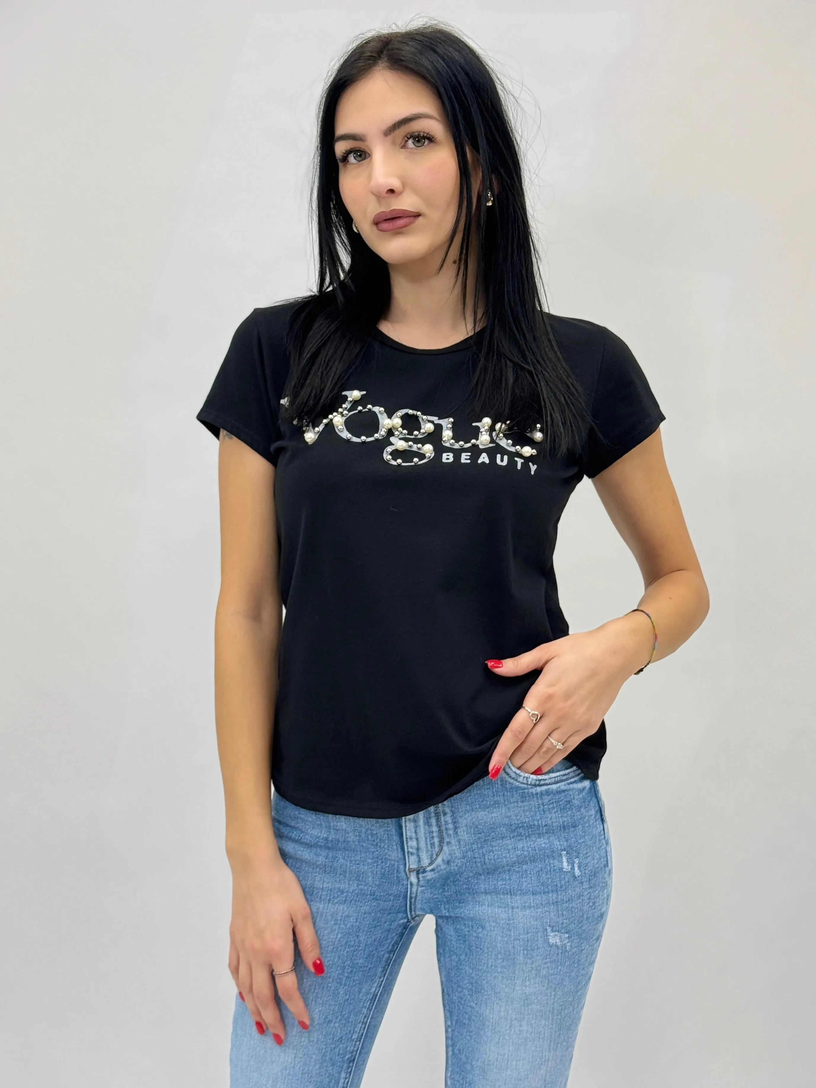 T-shirt in cotone Vogue