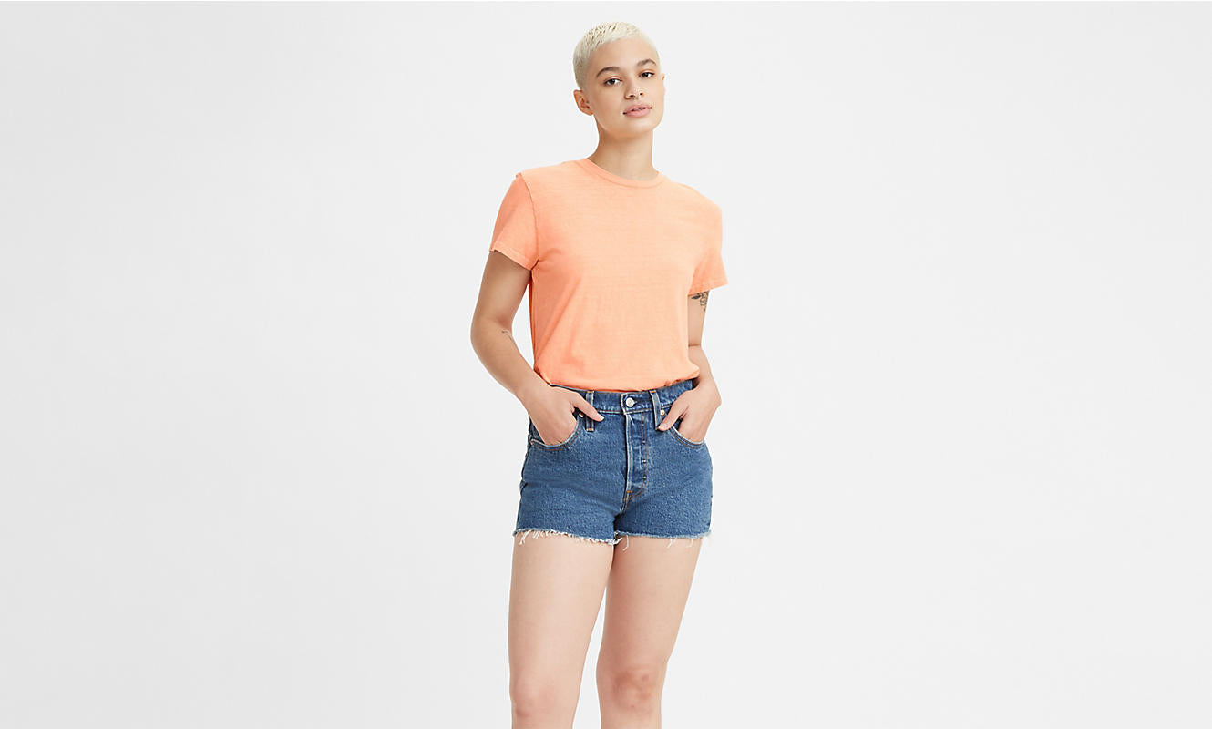 T-SHIRT LEVI’S FEMME CLASSIC FIT - NATURAL DYE DESATURATED PINK